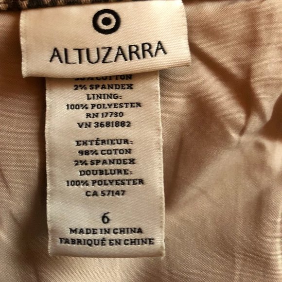 Altuzarra Brown Snake Print Pencil Skirt With Side Slit, Size US 6 - Picture 4 of 11